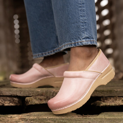 Professional Pink Milled Burnished - Dansko Featured
