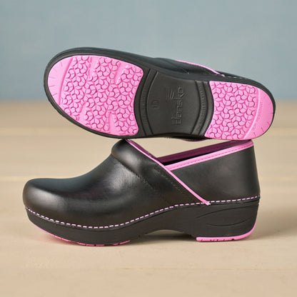 XP 2.0 Black/Pink Leather - Dansko Everyday