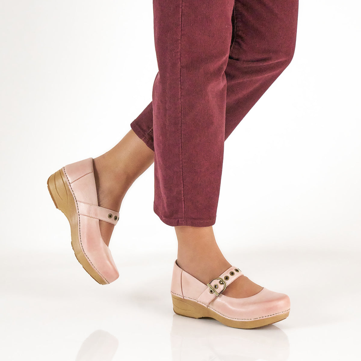 XP 2.0 Mary Jane Clog Pink Leather - Dansko Featured