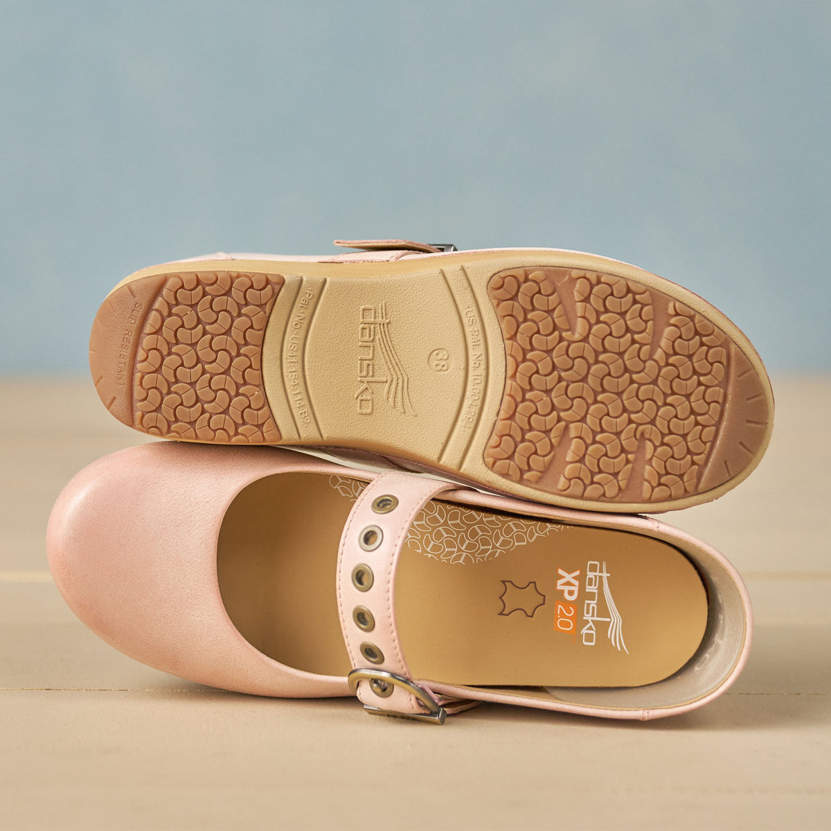 XP 2.0 Mary Jane Clog Pink Leather - Dansko Featured