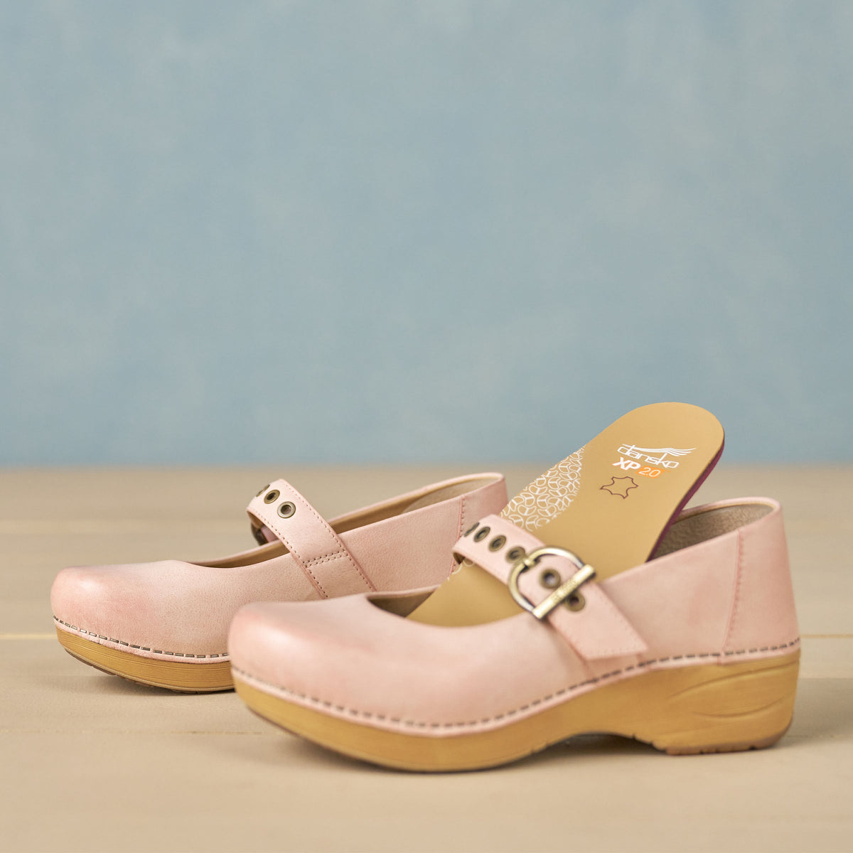 XP 2.0 Mary Jane Clog Pink Leather - Dansko Featured