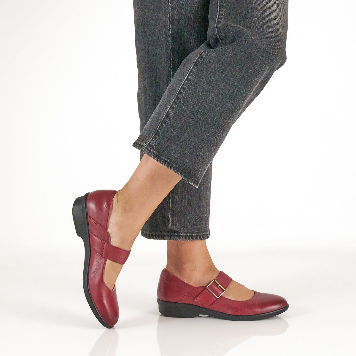 Collette Red Burnished Nubuck - Dansko Exclusive