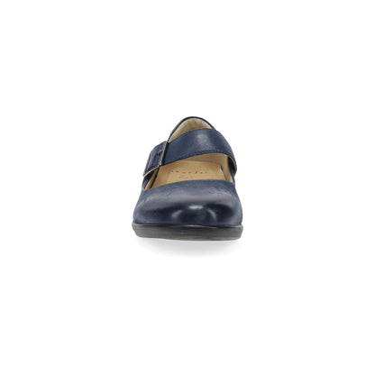 Collette Navy Burnished Nubuck - Dansko Premium