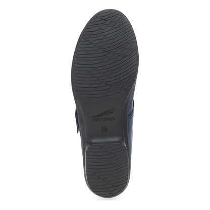 Collette Navy Burnished Nubuck - Dansko Premium