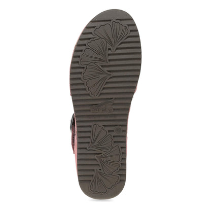 Mae Ash Rose Embroidered Suede - Dansko Signature