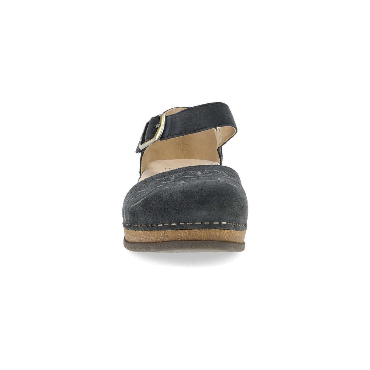 Mae Charcoal Embroidered Suede - Dansko Trusted