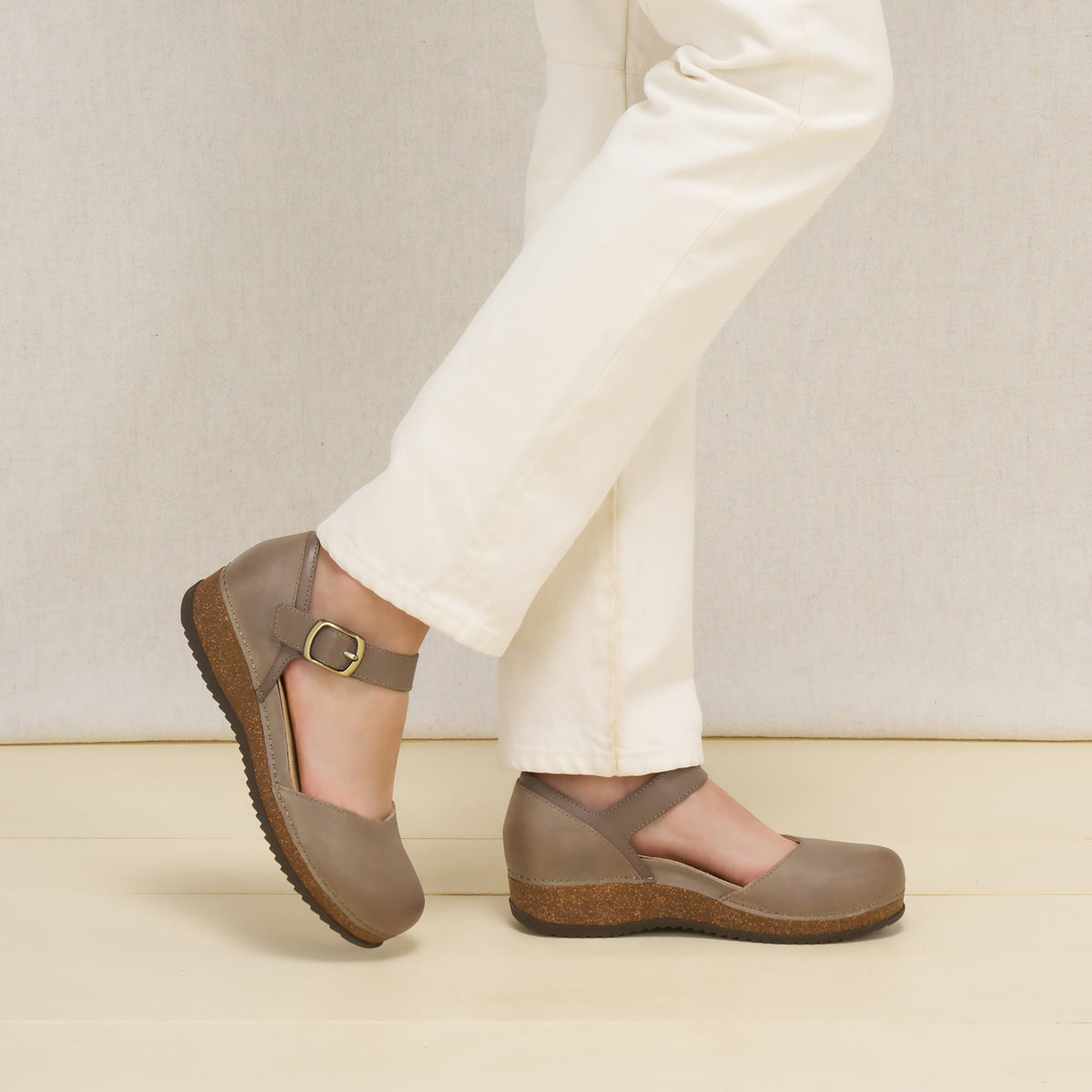 Mae Taupe Suede - Dansko Signature