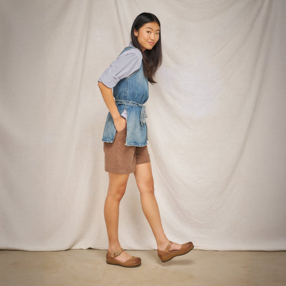Mae Tan Burnished Suede - Dansko Exclusive