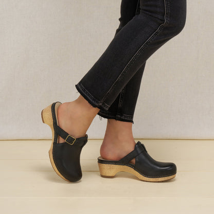 Leandra Black Leather - Dansko Customer Favorite