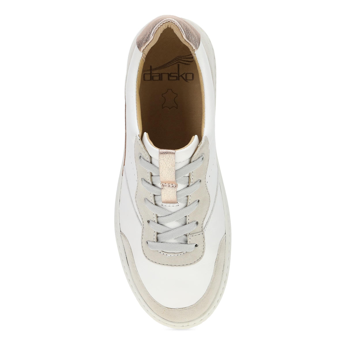 Josey White/Rose Gold Nappa - Dansko New