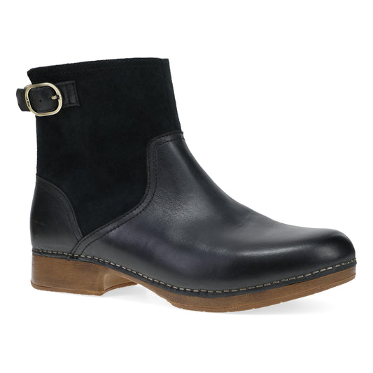 Monique Black Burnished Calf - Dansko Everyday