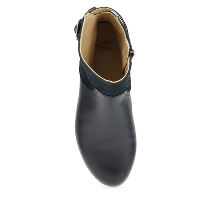 Monique Black Burnished Calf - Dansko Everyday