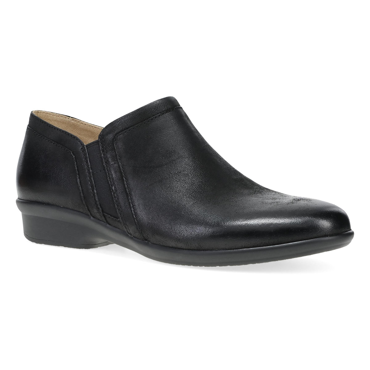 Cheryl Wide Black Burnished Nubuck - Dansko Classic