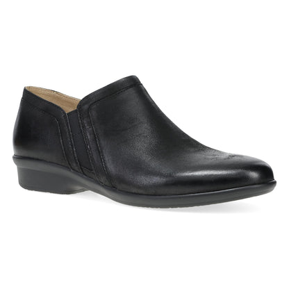 Cheryl Wide Black Burnished Nubuck - Dansko Classic