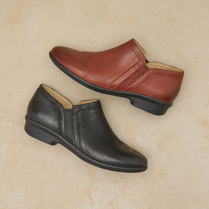 Cheryl Wide Black Burnished Nubuck - Dansko Classic
