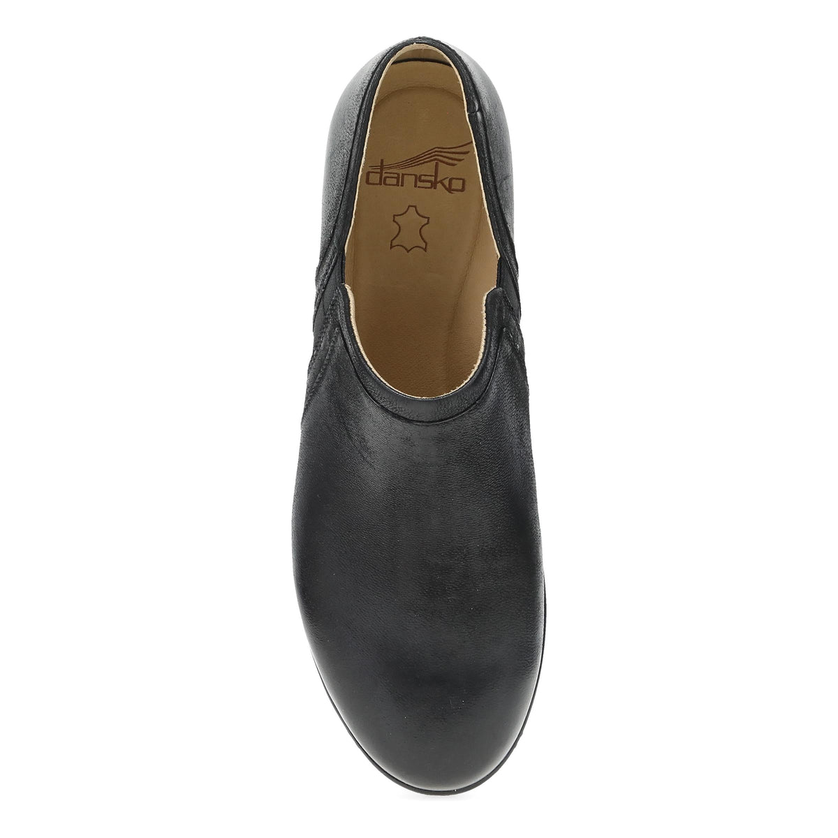 Cheryl Wide Black Burnished Nubuck - Dansko Classic