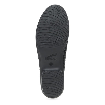 Cheryl Wide Black Burnished Nubuck - Dansko Classic
