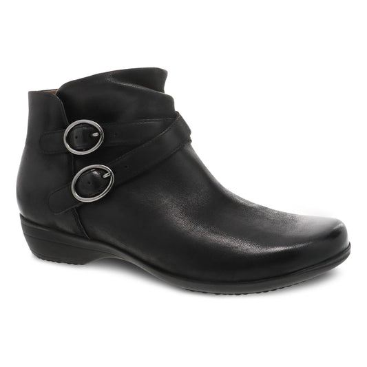 Faithe Black Burnished Nubuck - Dansko Deals