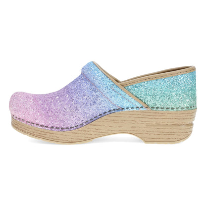 Wide Pro Pastel Rainbow Glitter - Dansko Special Offer