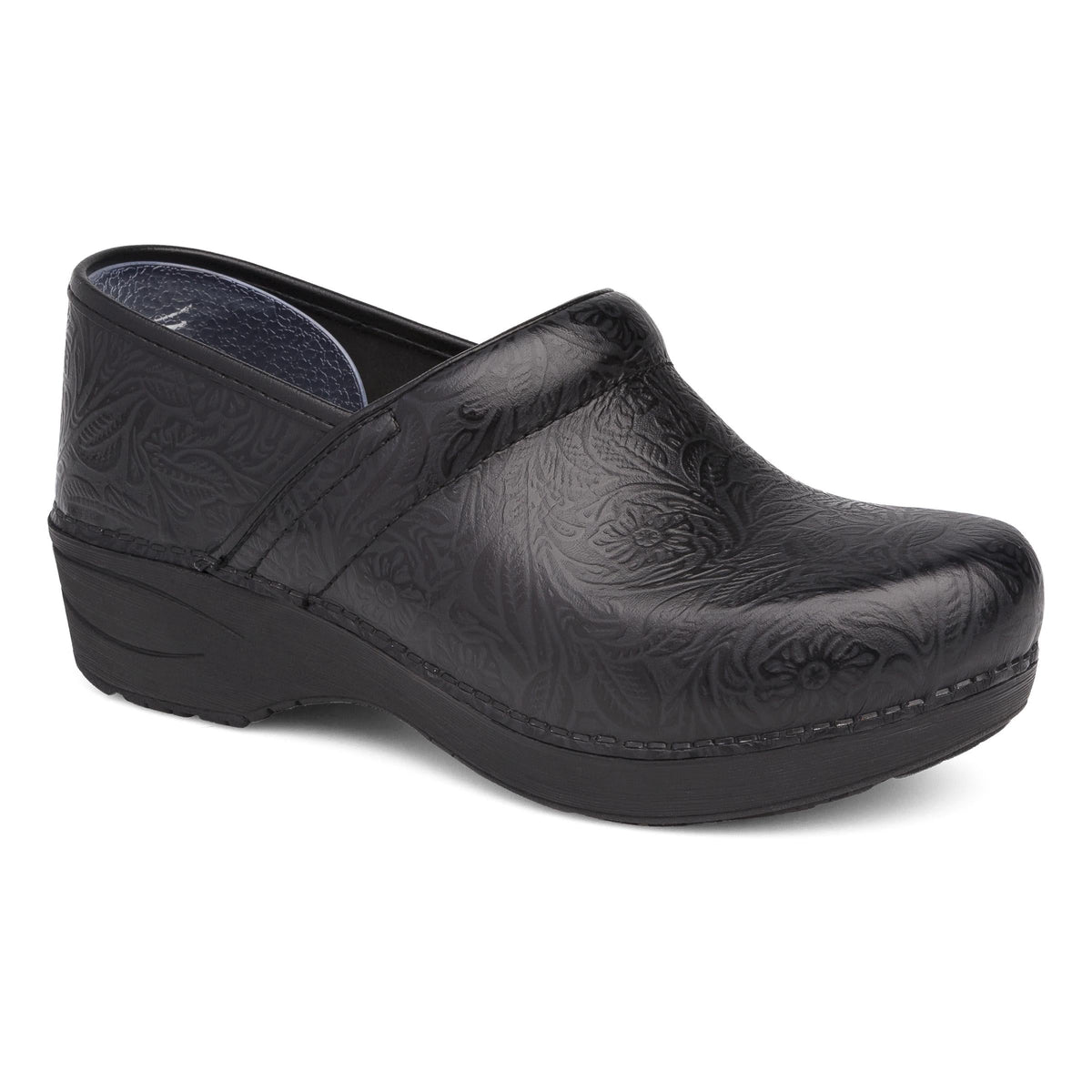 Wide XP 2.0 Black Floral Tooled - Dansko Best Seller