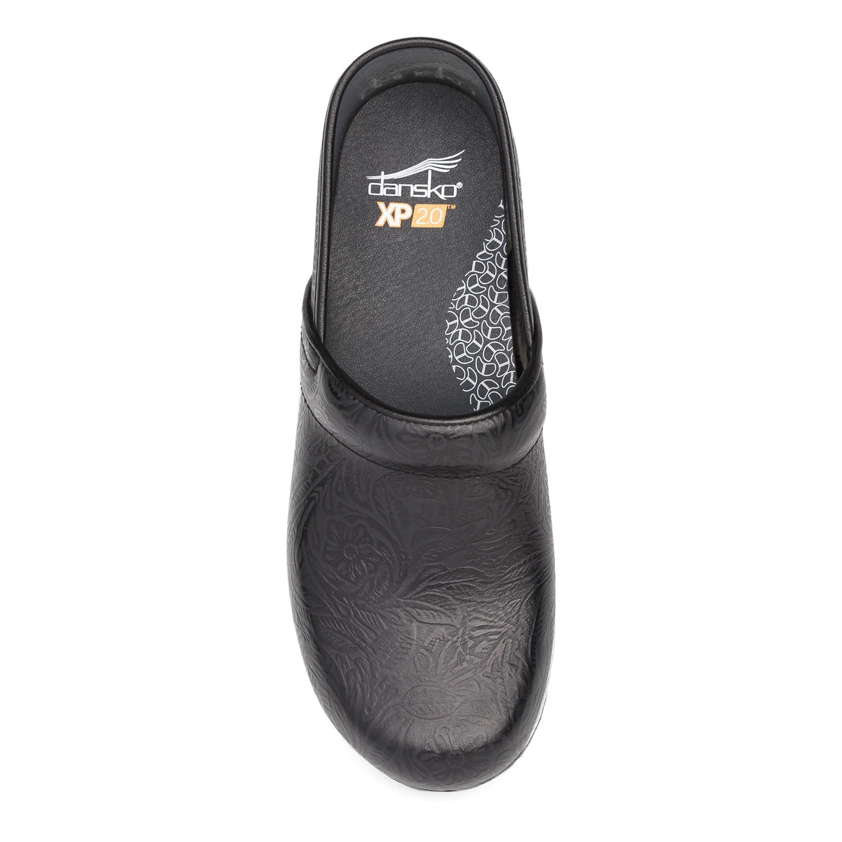 Wide XP 2.0 Black Floral Tooled - Dansko Best Seller