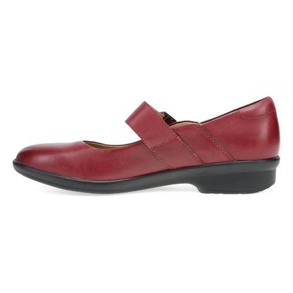 Collette Wide Red Burnished Nubuck - Dansko Top Pick