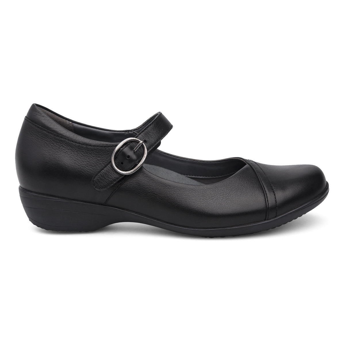Fawna Wide Black Milled Nappa - Dansko Exclusive