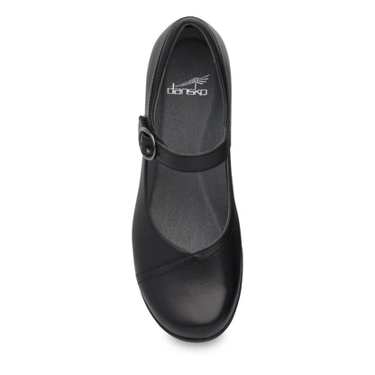 Fawna Wide Black Milled Nappa - Dansko Exclusive