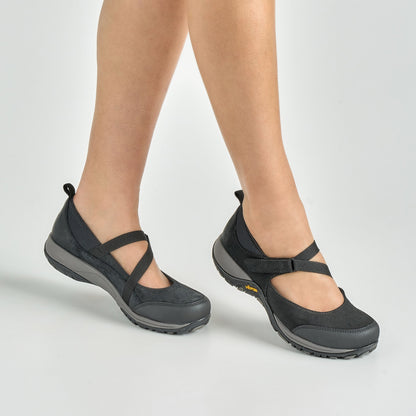 Primrose Black Burnished Suede - Dansko Smart Buy