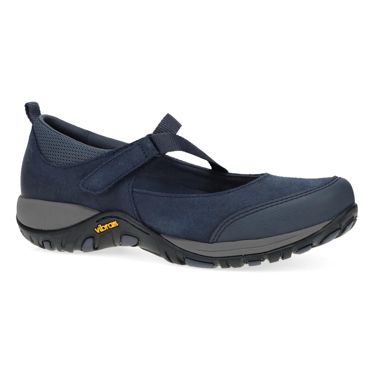 Primrose Navy Burnished Suede - Dansko Essential