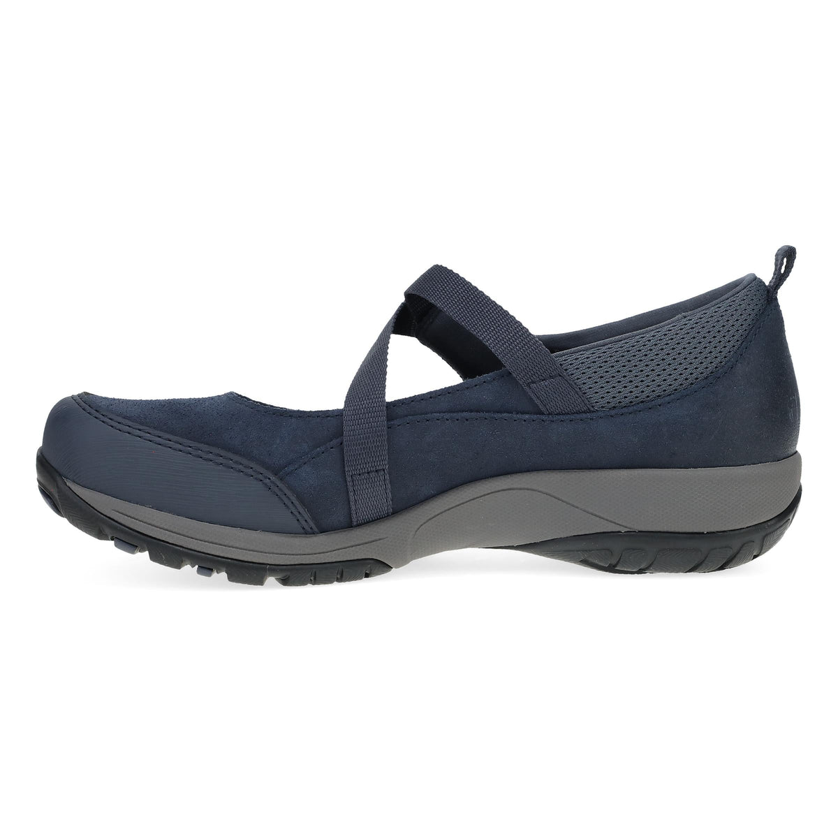 Primrose Navy Burnished Suede - Dansko Essential