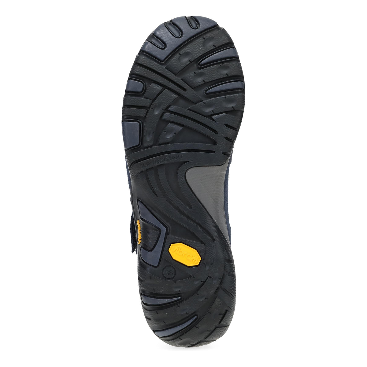 Primrose Navy Burnished Suede - Dansko Essential