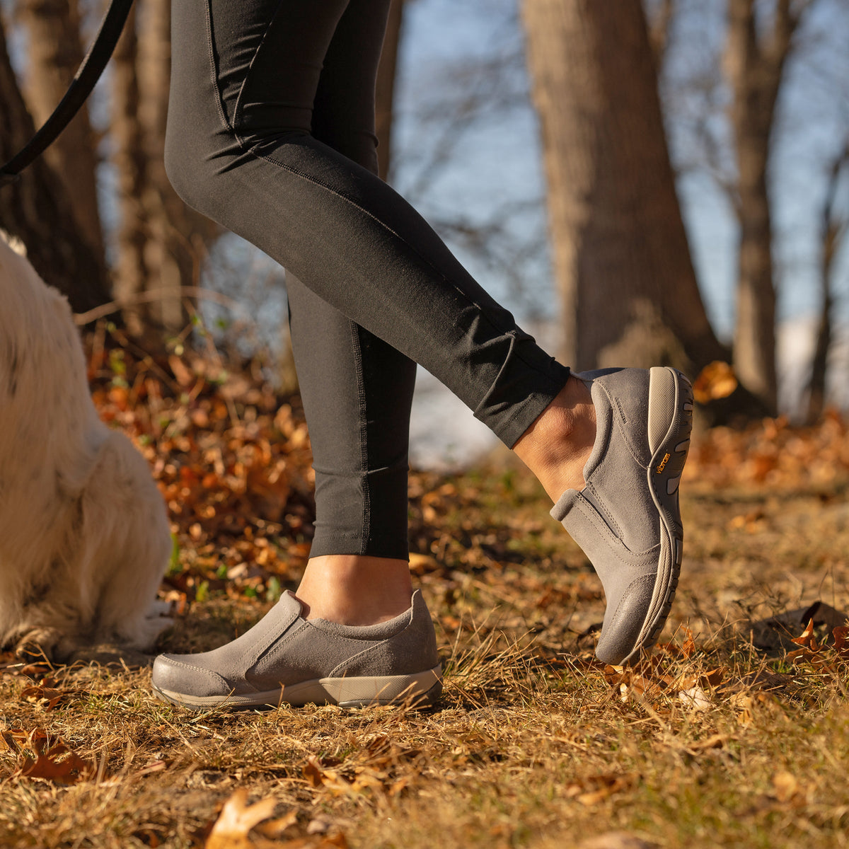 Pippy Grey Waterproof Burnished Suede - Dansko Recommended