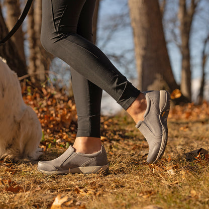Pippy Grey Waterproof Burnished Suede - Dansko Recommended
