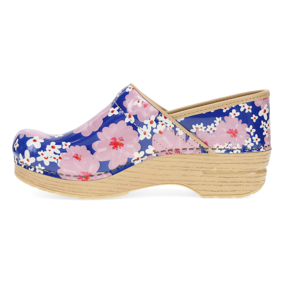 Wide Pro Pink Bloom Patent - Dansko Everyday