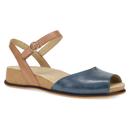 Cass Blue/Tan Leather - Dansko Essential