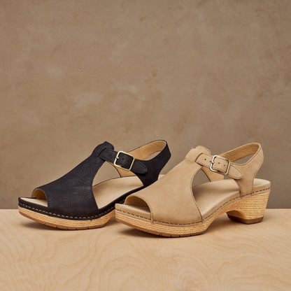 Laverne Black Milled Nubuck - Dansko New
