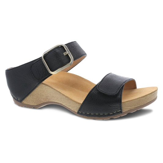 Tanya Black Milled Burnished - Dansko New