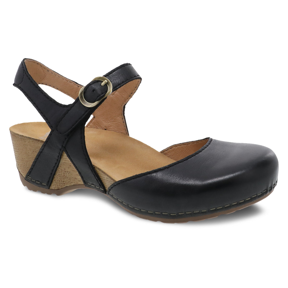 Tiffani Black Milled Burnished - Dansko Discount