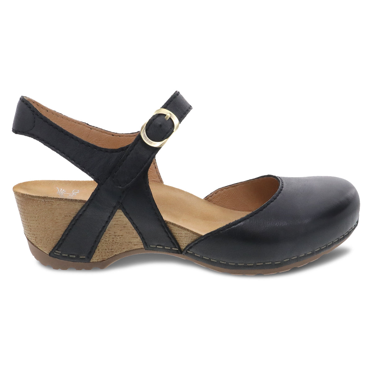 Tiffani Black Milled Burnished - Dansko Discount