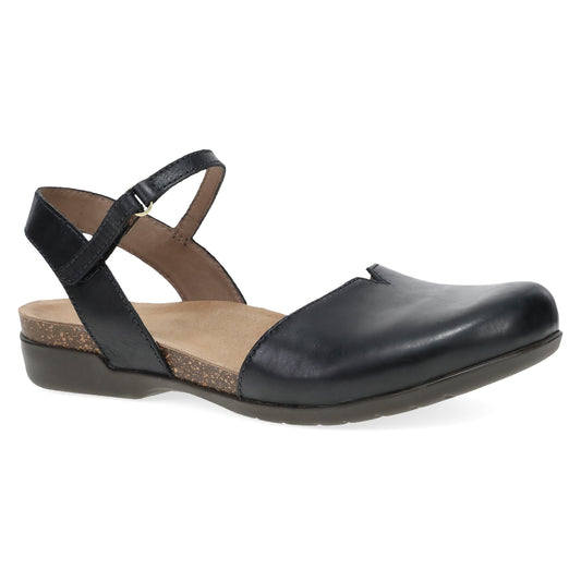Rowan Black Waxy Burnished - Dansko Smart Buy
