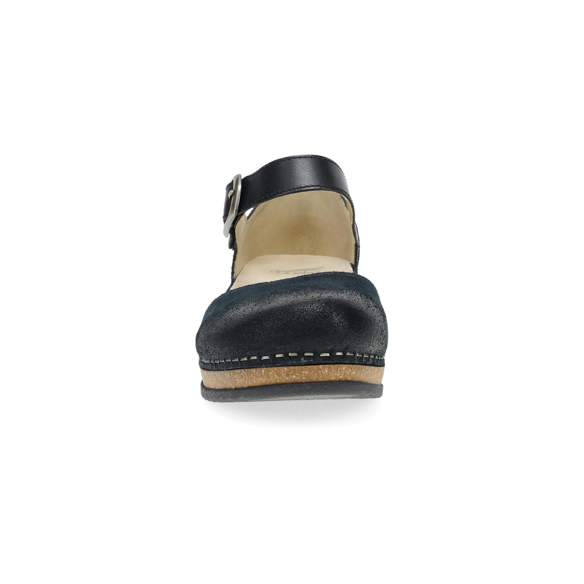 Mae Black Burnished Suede - Dansko Everyday