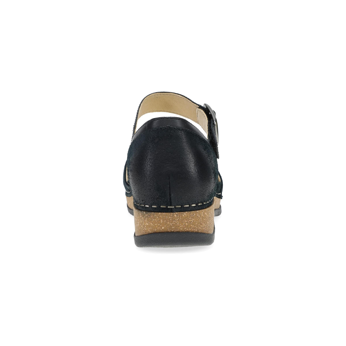 Mae Black Burnished Suede - Dansko Everyday
