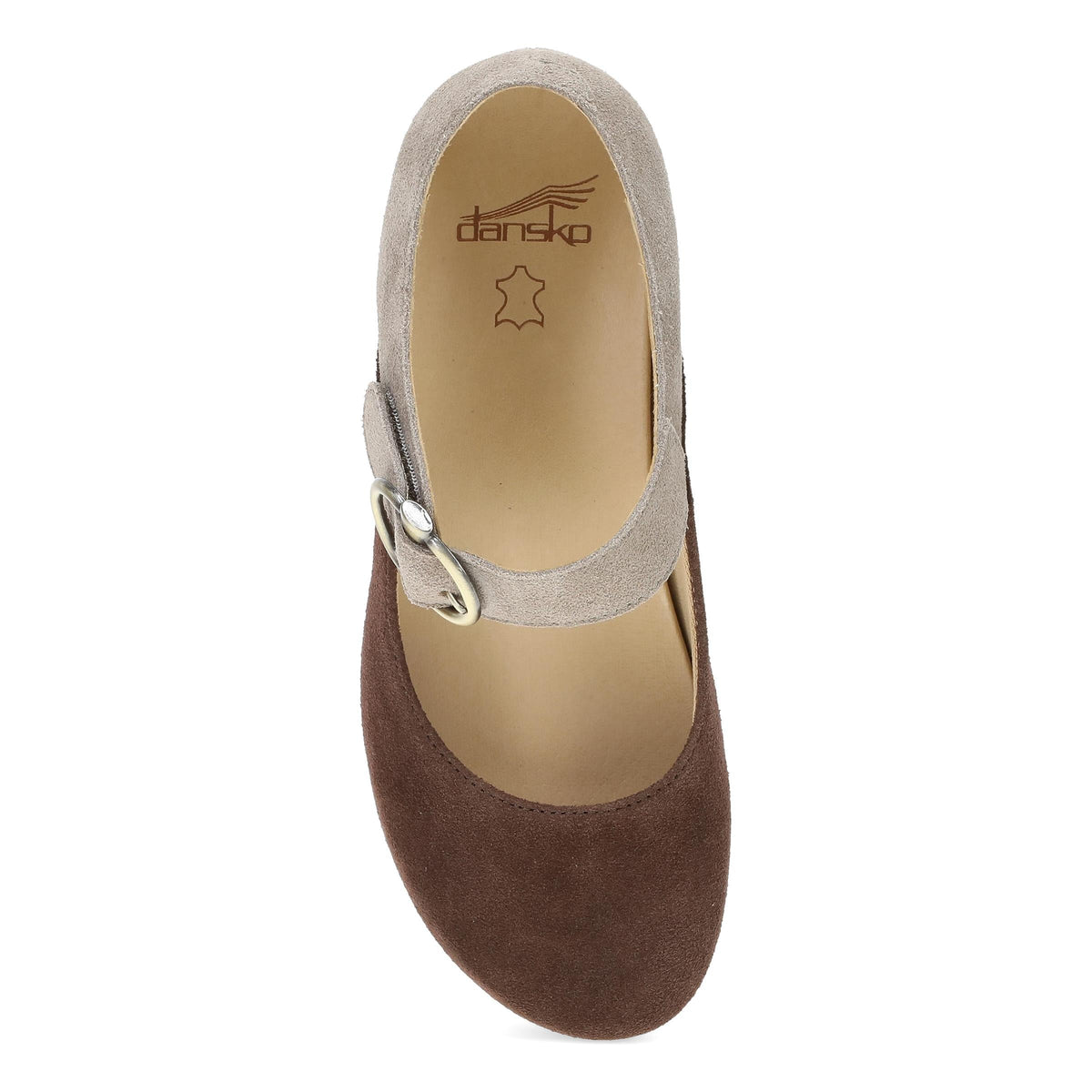 Bonny Mary Jane Chocolate/Taupe - Dansko Classic