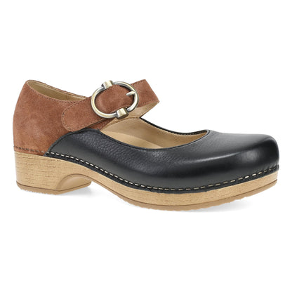 Bonny Mary Jane Black/Luggage - Dansko Customer Favorite