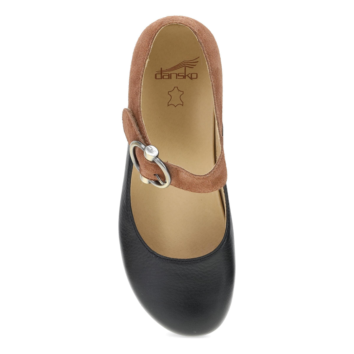 Bonny Mary Jane Black/Luggage - Dansko Customer Favorite