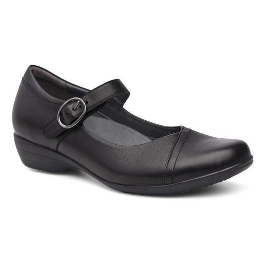 Fawna Black Milled Nappa - Dansko Classic