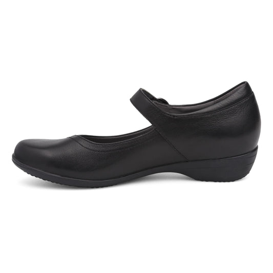 Fawna Black Milled Nappa - Dansko Classic