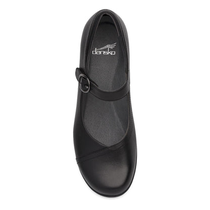 Fawna Black Milled Nappa - Dansko Classic