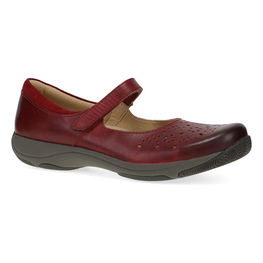 Stacy Red Waxy Burnished - Dansko Sale